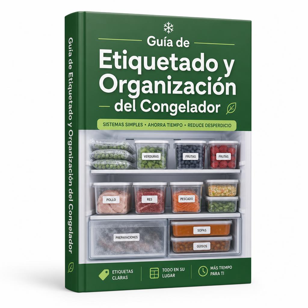 Guía de Etiquetado y Organización del Congelador